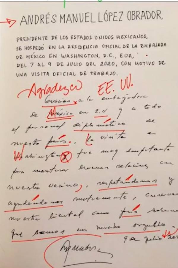 Señalan errores en carta de AMLO