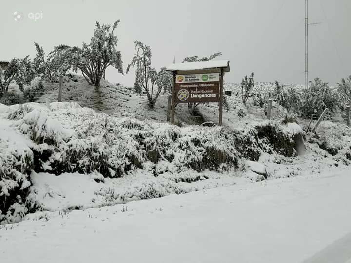 Nieve en Ecuador