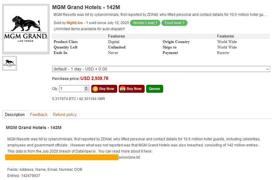 Datos MGM Datos MGM