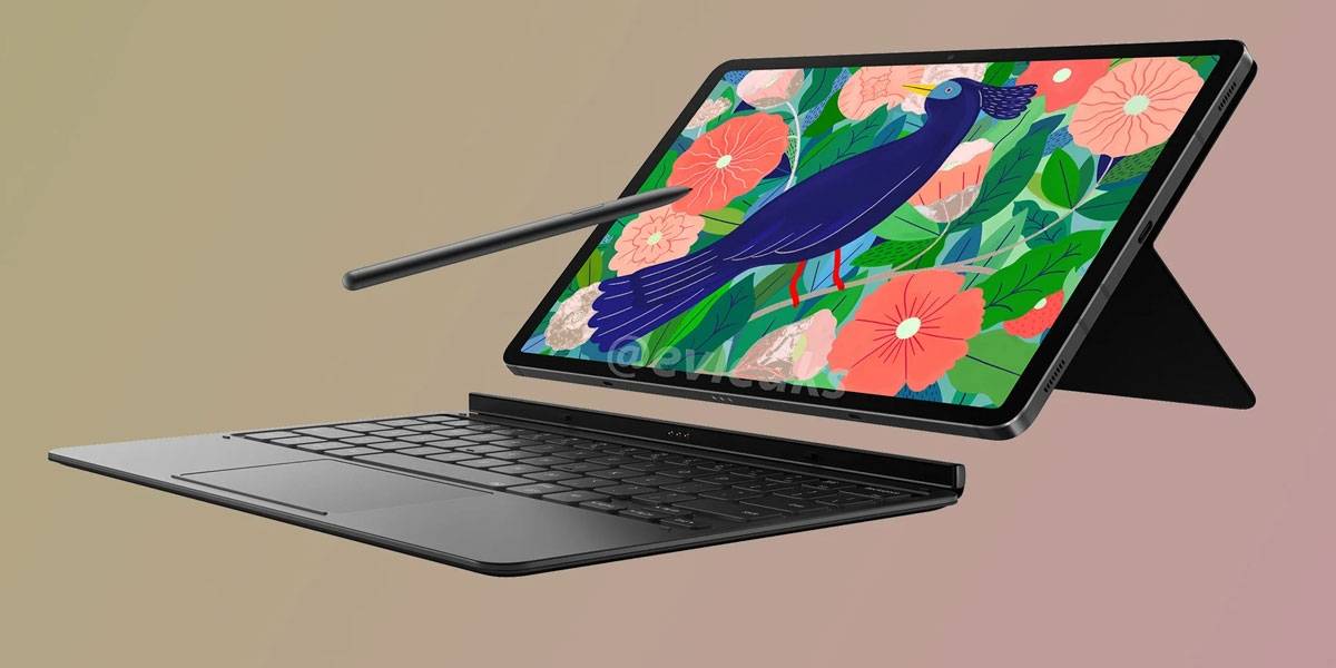 Samsung Galaxy Tab S7 se filtra en imagen oficial para prensa con todo y S Pen
