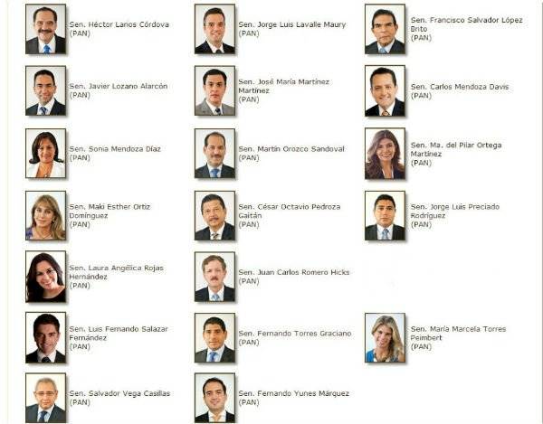 Senadores del PAN