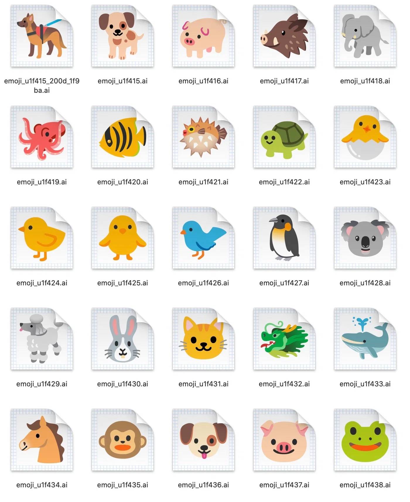 Emojis Android iOS