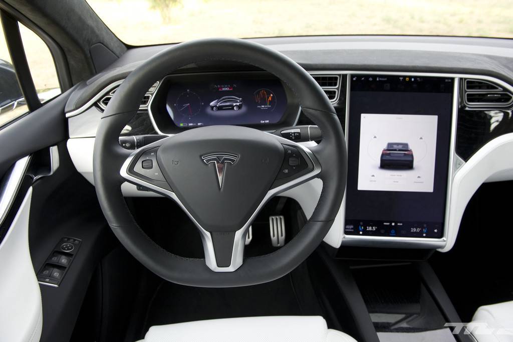 Interior del Tesla 3 Interior del Tesla 3