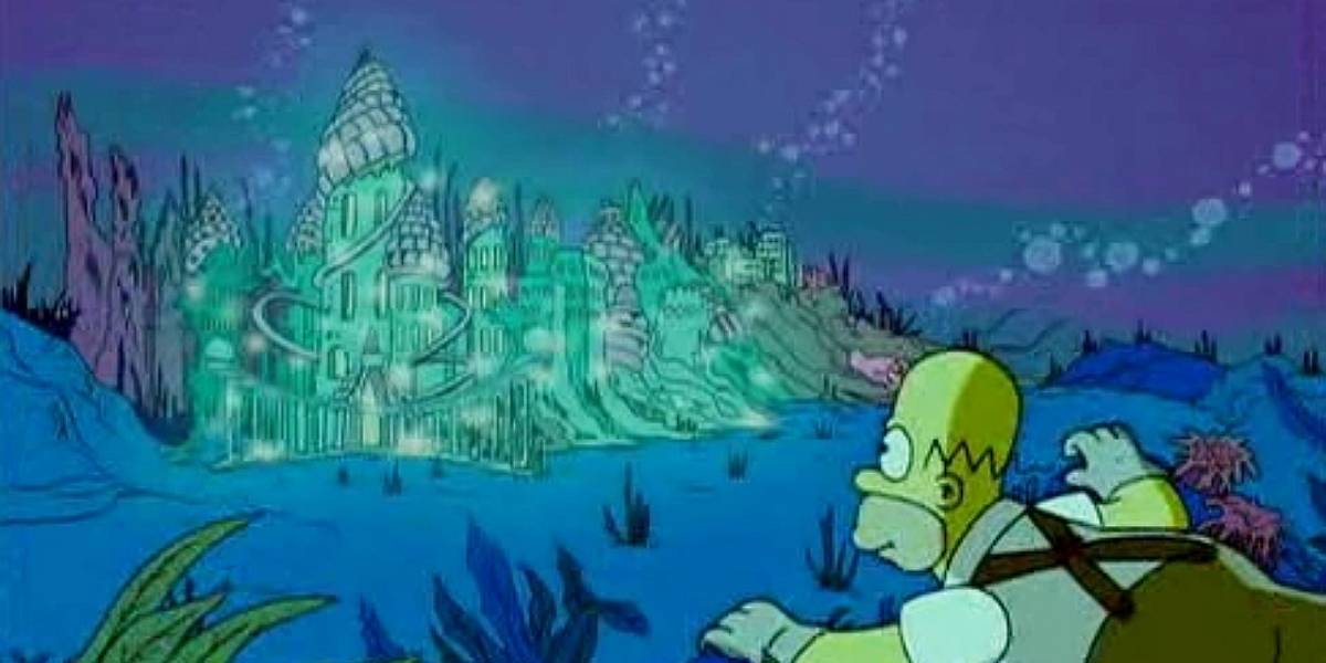 Los Simpson: la Atlántida es real en el universo de la serie