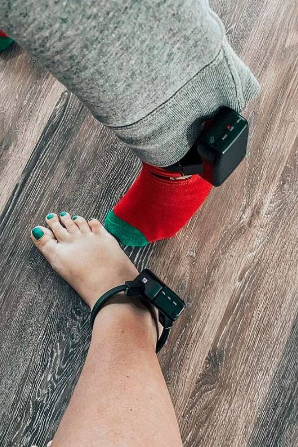 casal tornozeleira
