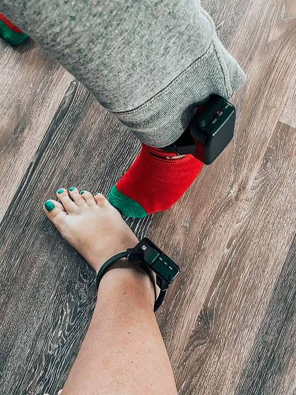 casal tornozeleira