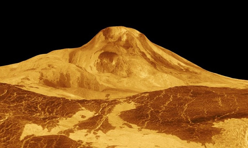 Posible volcán en Venus Posible volcán en Venus