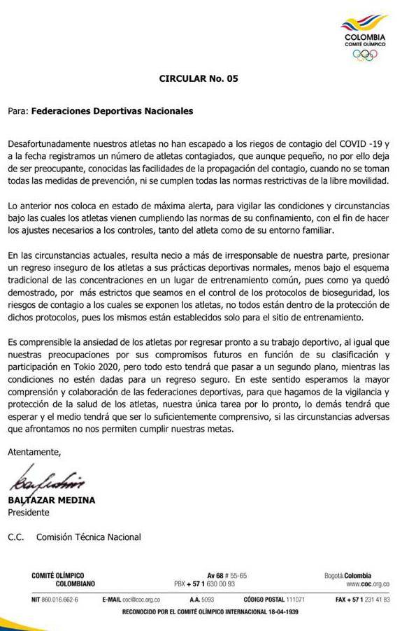 Comité Olímpico Colombiano Comité Olímpico Colombiano