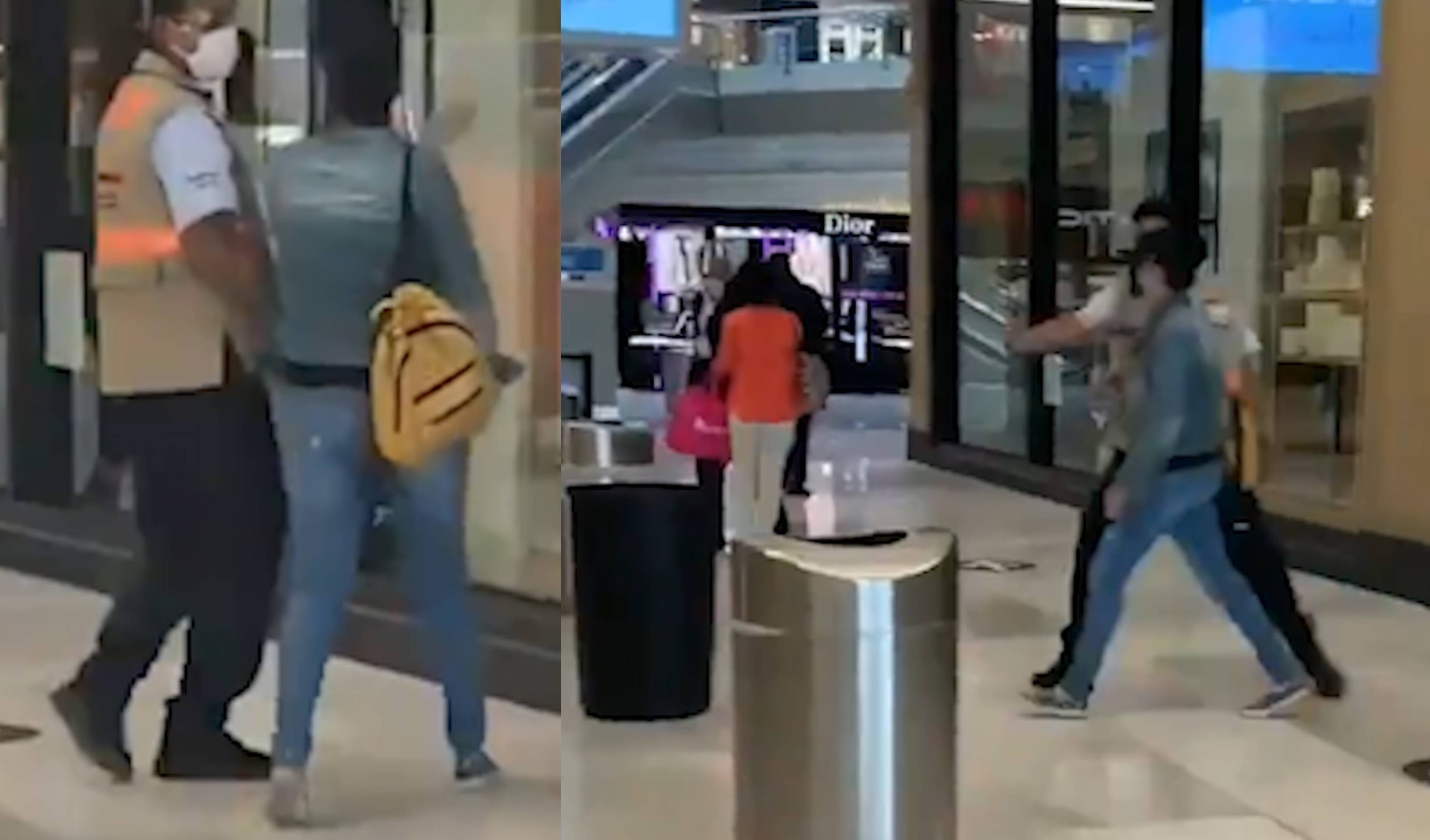 Critican a mujeres en redes por no respetar las medidas de sanidad de un centro comercial