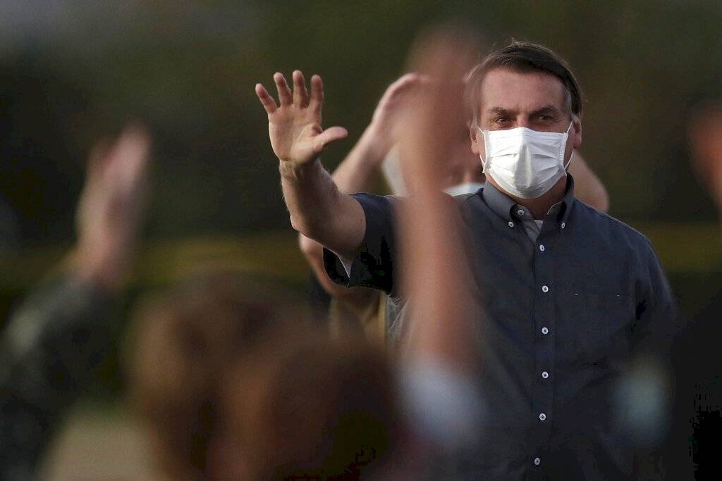 Jair Bolsonaro, presidente de Brasil, actualmente tiene Covid-19