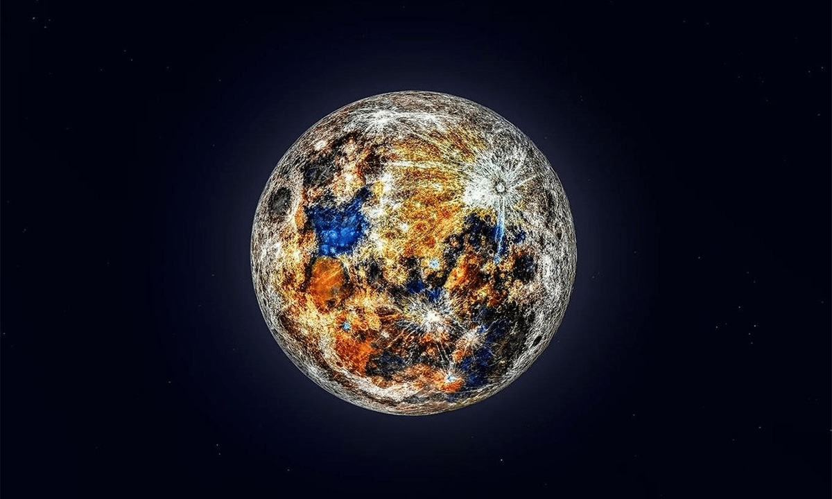 Los colores de la Luna, de acuerdo con la edición de McCarthy Los colores de la Luna, de acuerdo con la edición de McCarthy