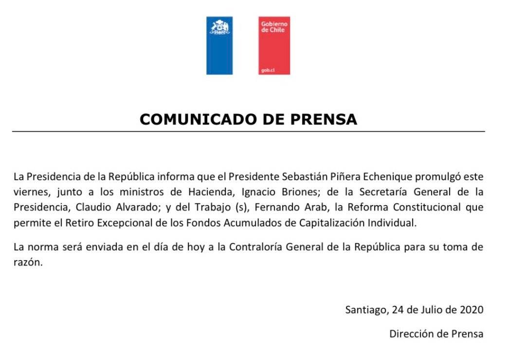 comunicado