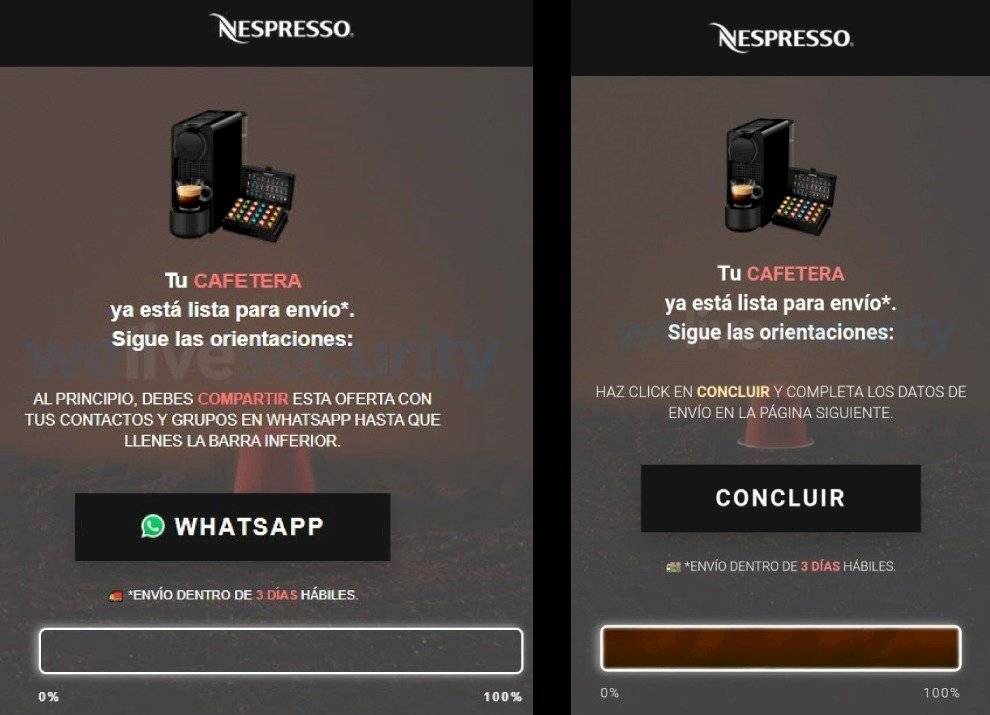 Estafa WhatsApp