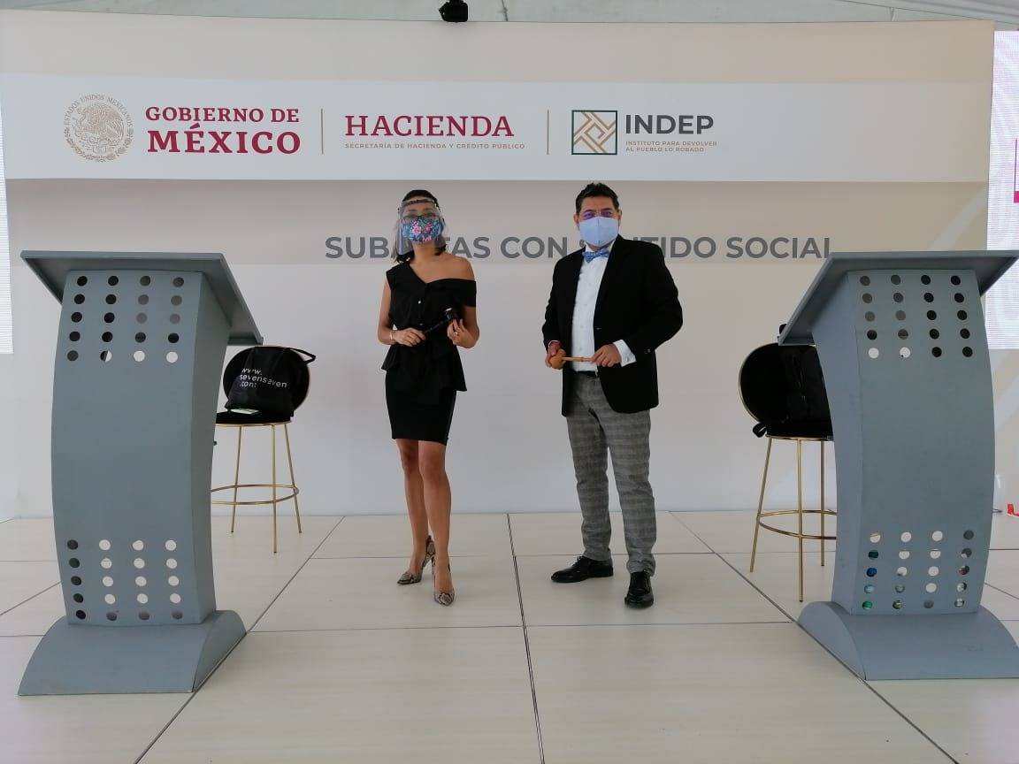 Esta es la cuarta subasta del 2020. Subasta con causa en el Complejo Cultural de Los Pinos.