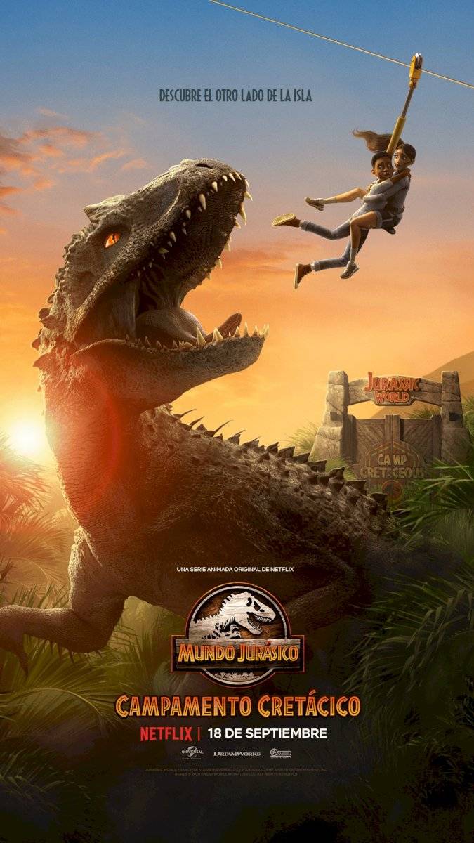 Revelan primer avance y fecha de estreno de Jurassic World: Campamento Cretáceo