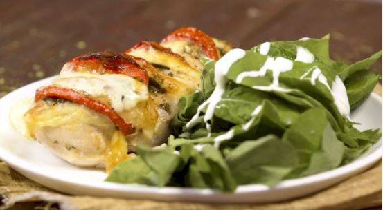 Pechuga caprese - Pinterest