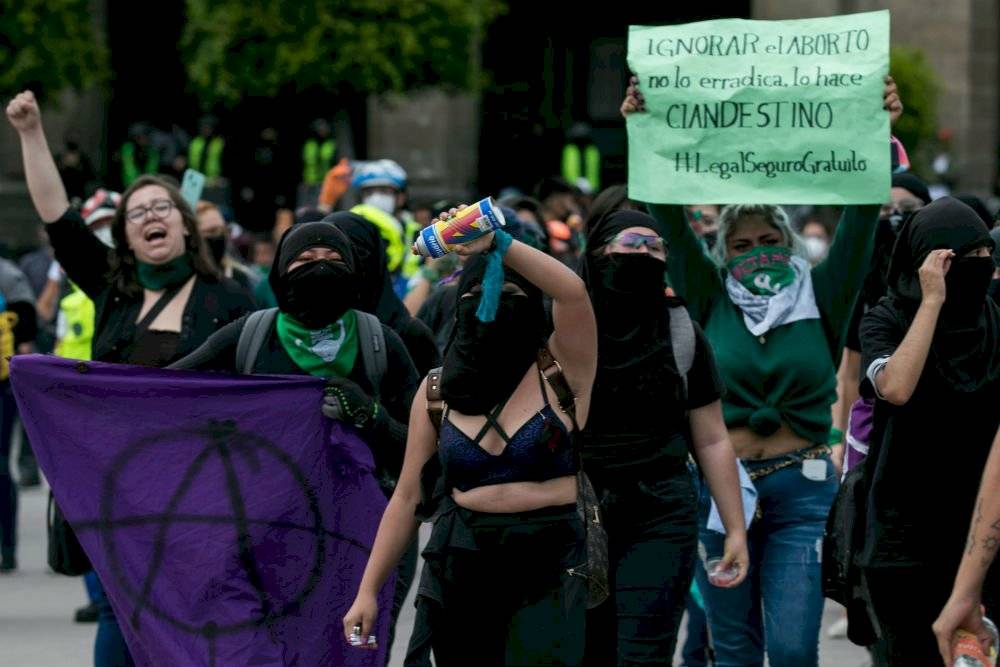 Marcha de mujeres despenalización del aborto