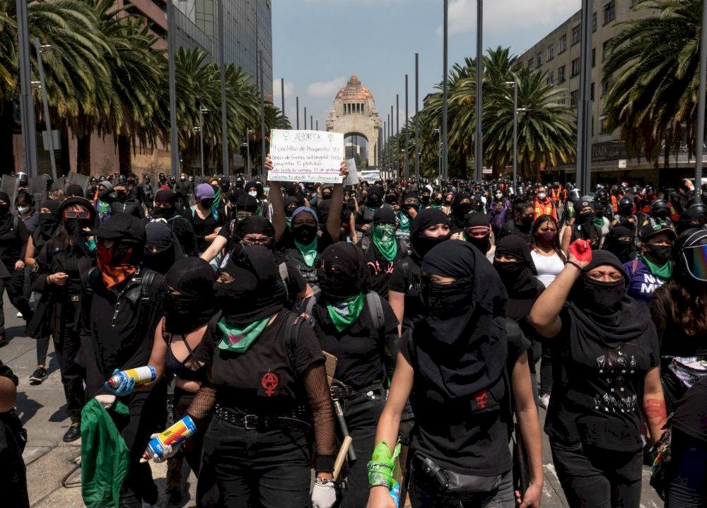 Marcha de mujeres despenalización del aborto
