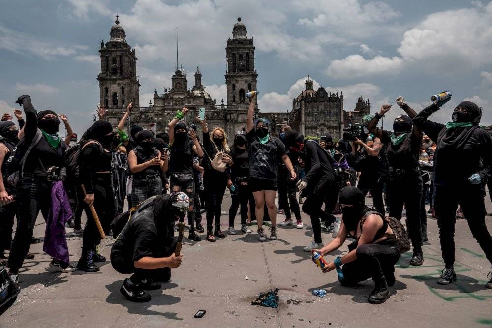 Marcha de mujeres despenalización del aborto