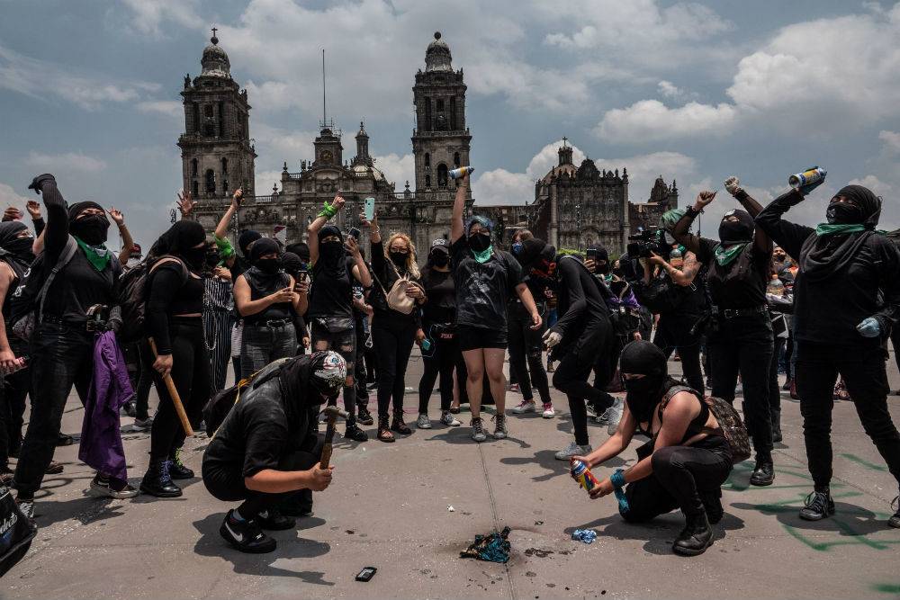 Marcha de mujeres despenalización del aborto