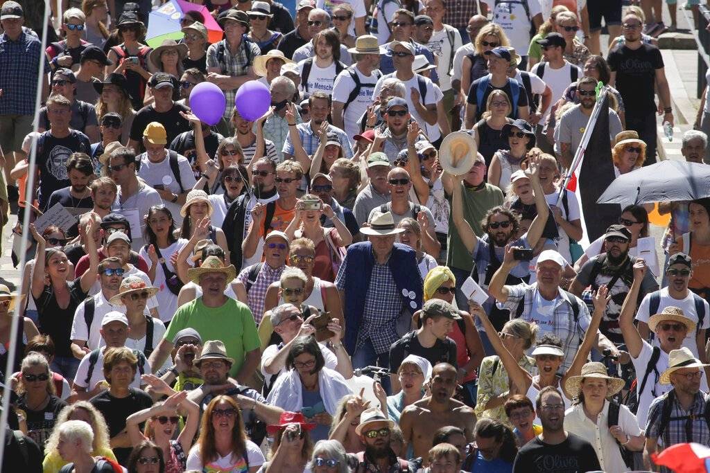 Protesta en Berlín