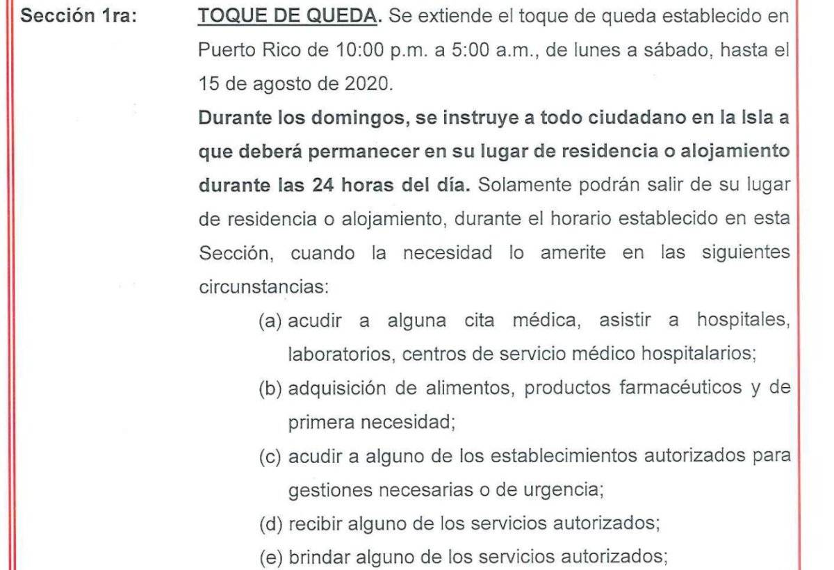 Nueva Orden Ejecutiva