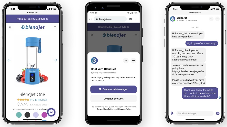  Chat de Facebook Messenger 
