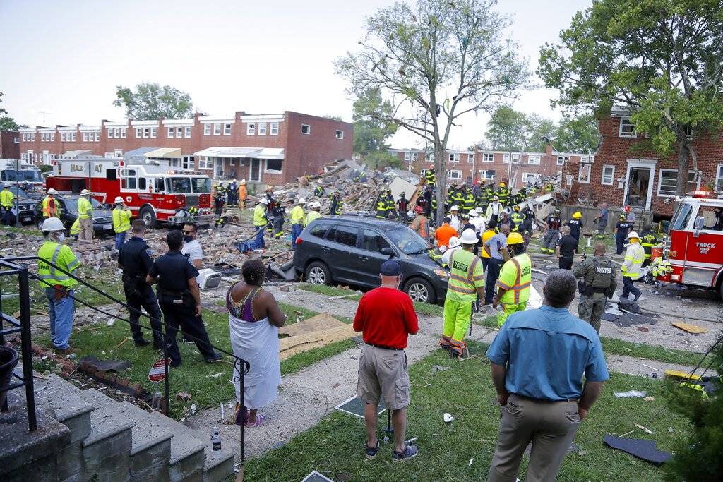 Baltimore explosión