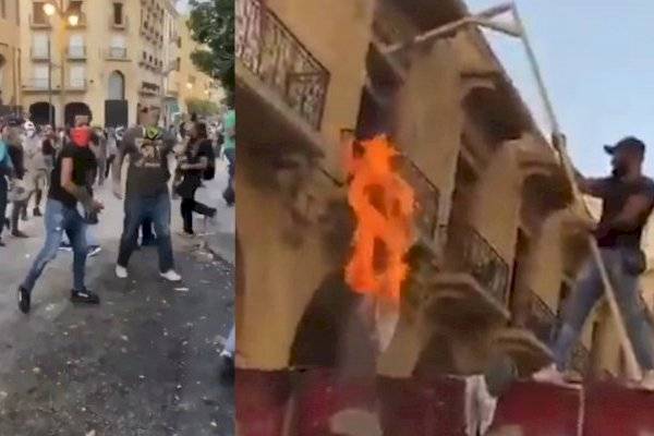 Avivan manifestaciones contra el gobierno libanés luego de explosión en Beirut
