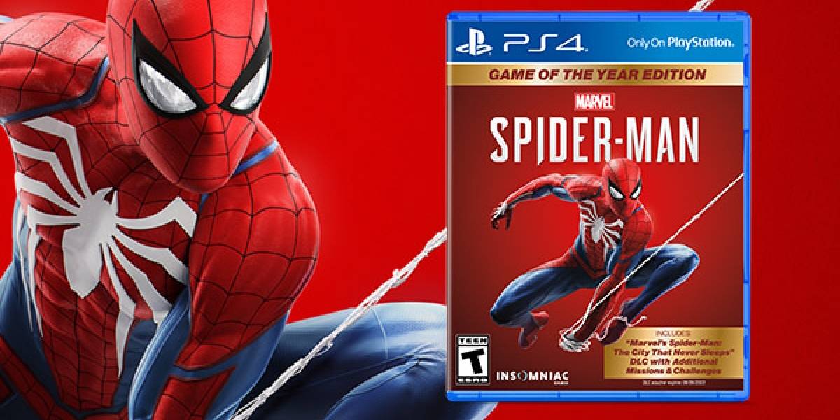 PlayStation 4: Marvel's Spider-Man con todas sus expansiones tiene un 50% de descuento y otras tres grandes ofertas