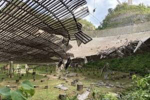 Cable roto causa daños al Observatorio de Arecibo