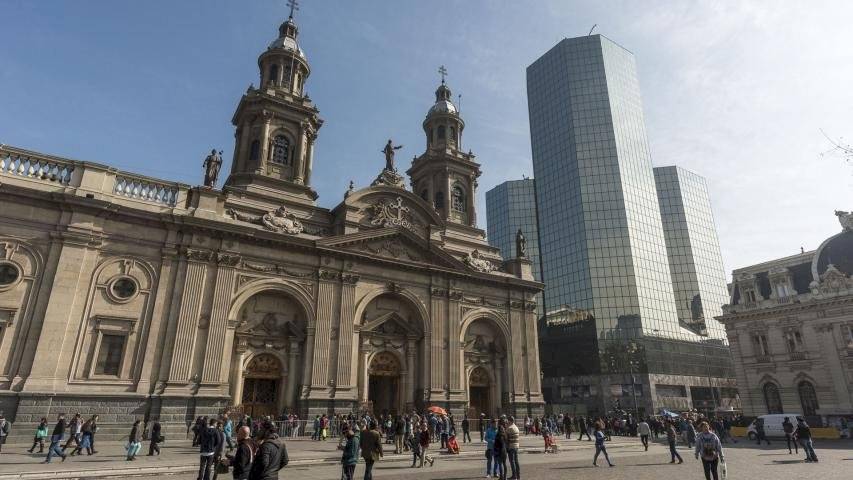Plaza de Armas de Santiago.