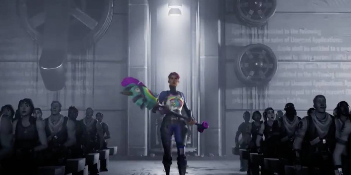 Sigue la polémica de Fortnite: Epic hace parodia de icónico comercial de Apple "1984"