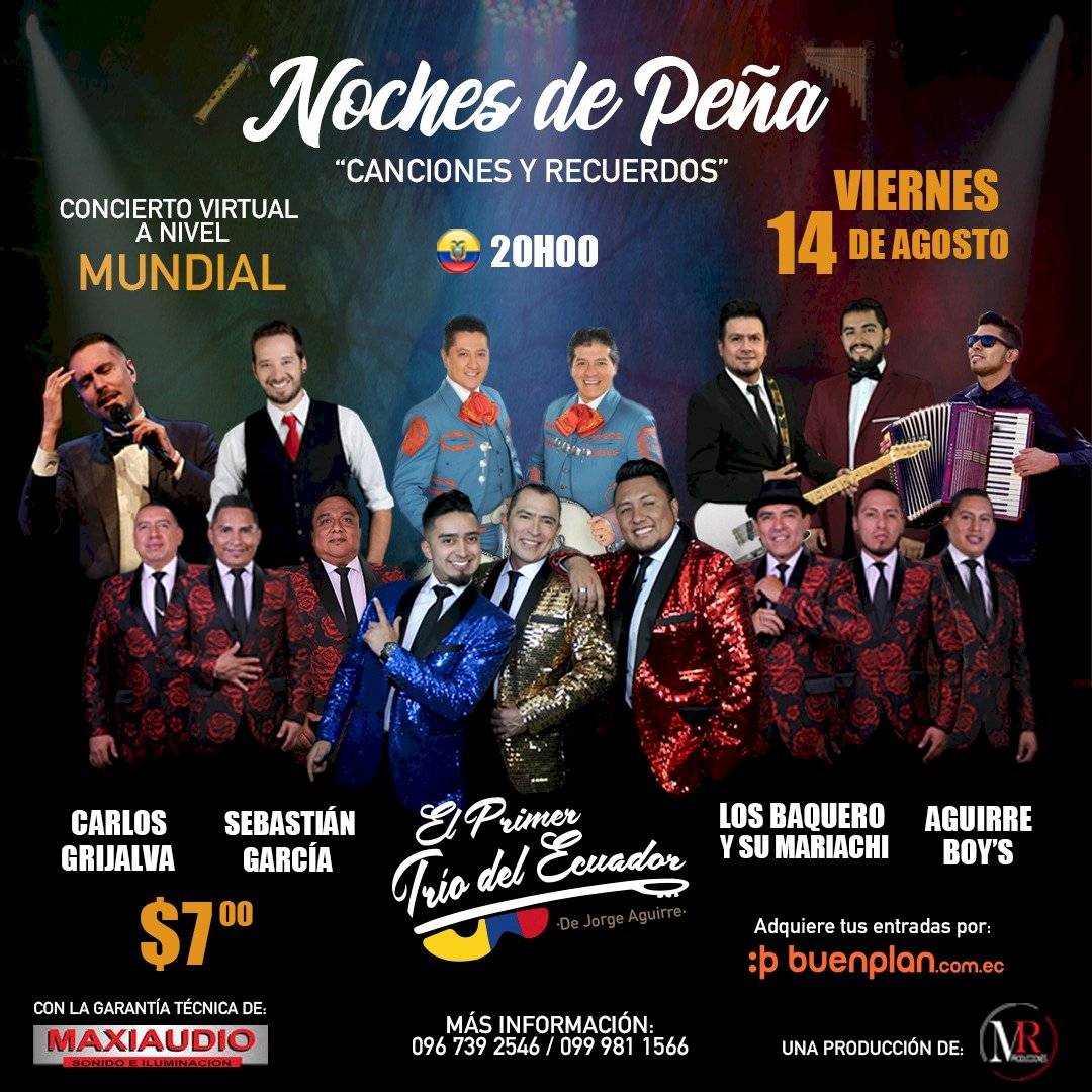 Jorge Aguirre, con el primer trio del Ecuador estará en concierto