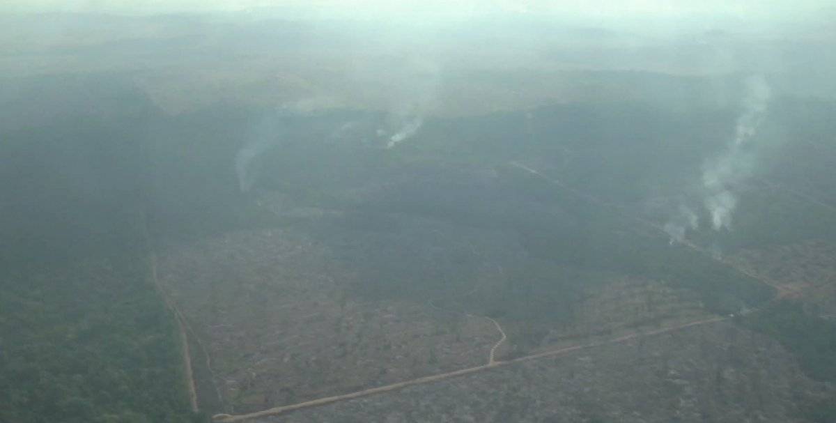 Aumentan los incendios en la Amazonia brasileña en medio de la creciente deforestación