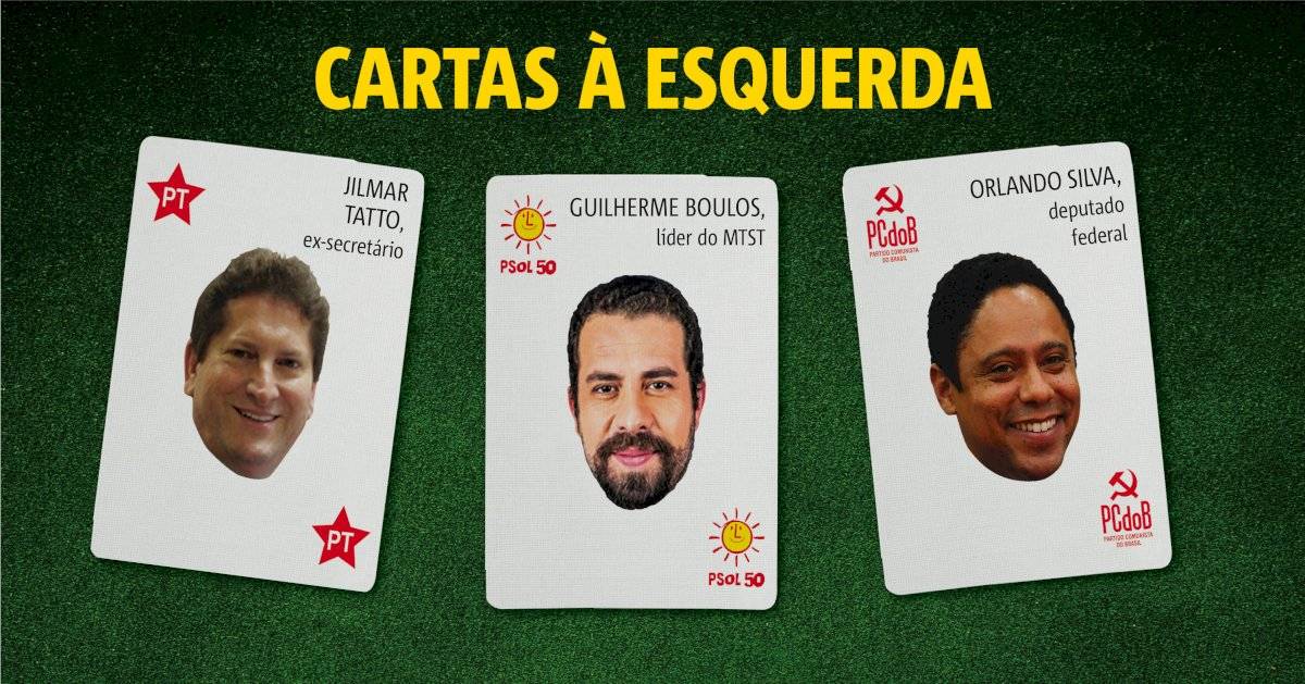 Pré-candidatos - Prefeitura de São Paulo (17/08/2020)