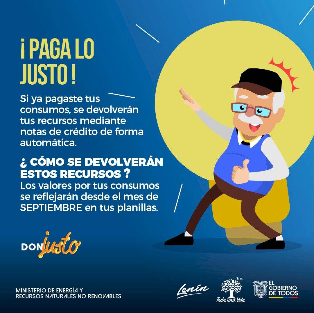 Se devolverá el dinero a quienes pagaron la tarifa eléctrica con el aumento