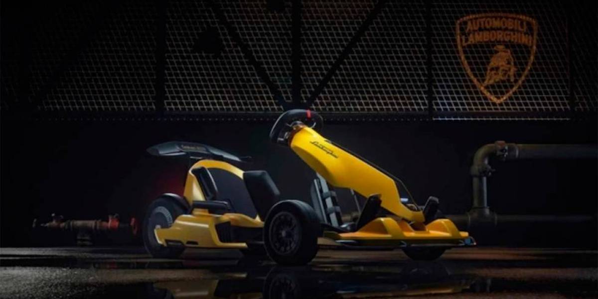 Xiaomi y Lamborghini se unieron para esta maravillosa creación: el Ninebot GoKart Pro