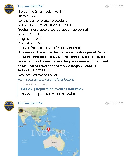 Boletín del Inocar Boletín del Inocar