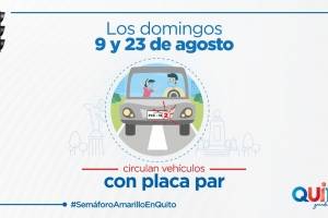 Circulación domingo 23 de agosto