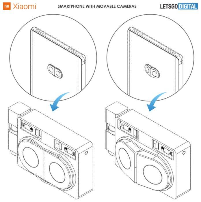 Xiaomi patenta un smartphone con lentes que se inclinan solos para mejores fotos