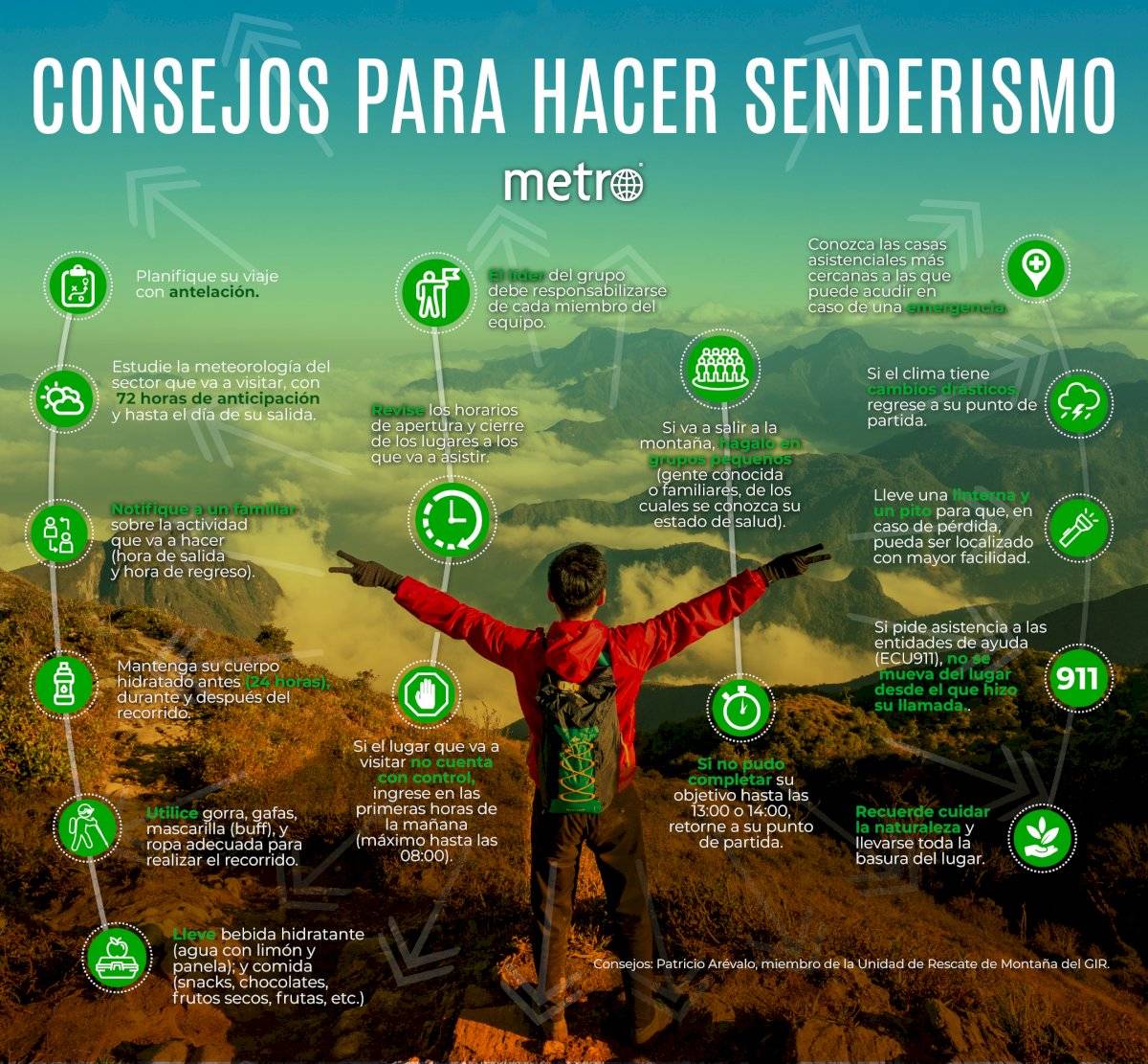 Consejos para hacer senderismo