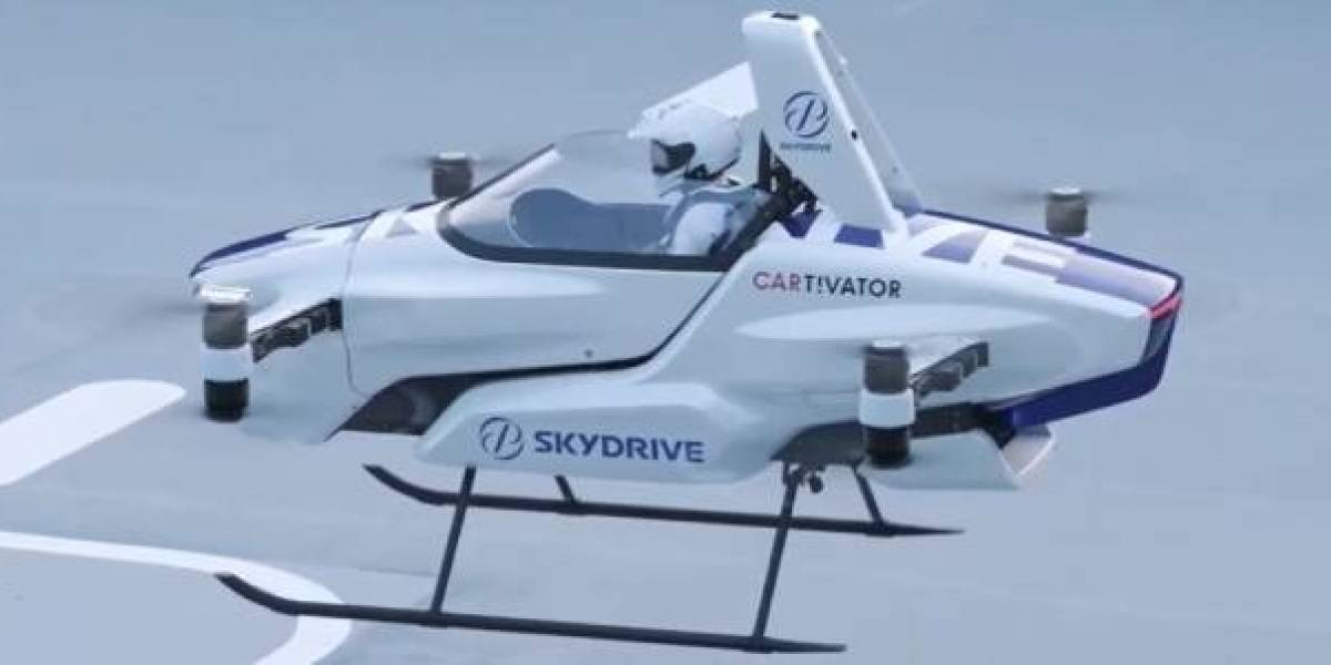 El auto volador de SkyDrive cumplió con su primer recorrido tripulado