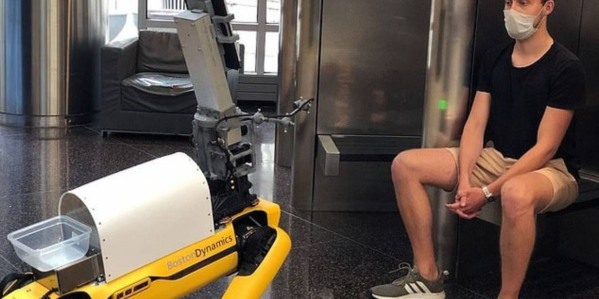 Un perro robot “olfatea” al coronavirus a casi dos metros de distancia