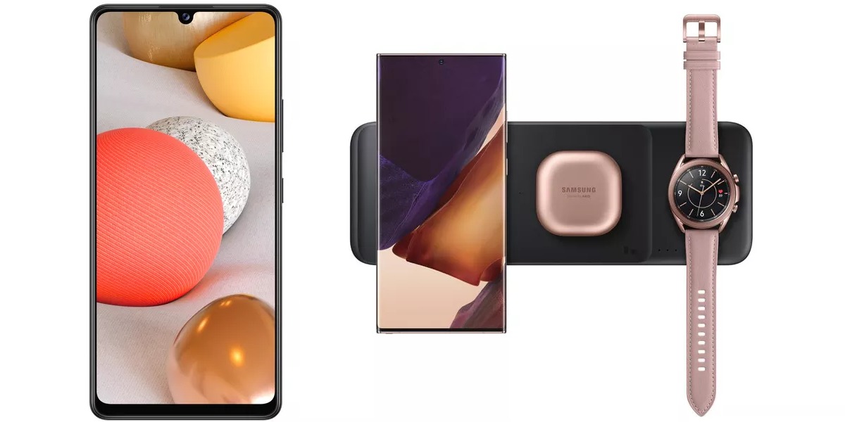  Samsung no para: anuncia el Galaxy A42 ultra barato para redes 5G y su Wireless Charger Trio 