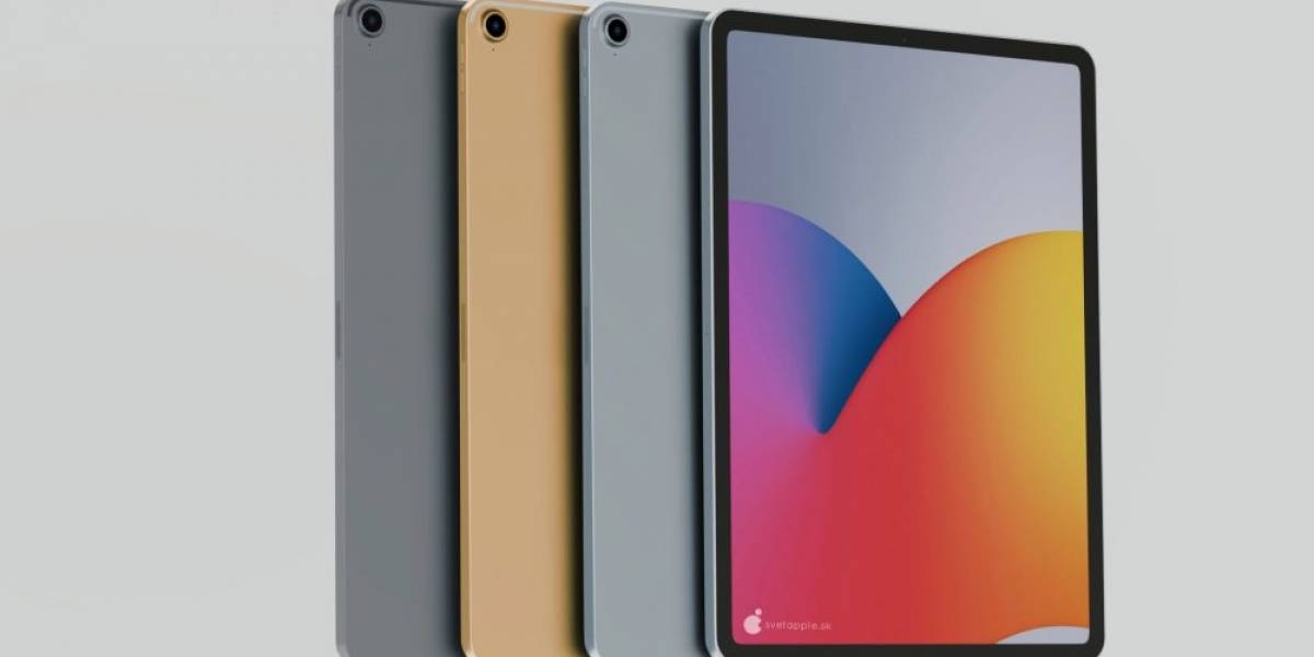 iPad Air 2020 se muestra en diseño conceptual que parece real