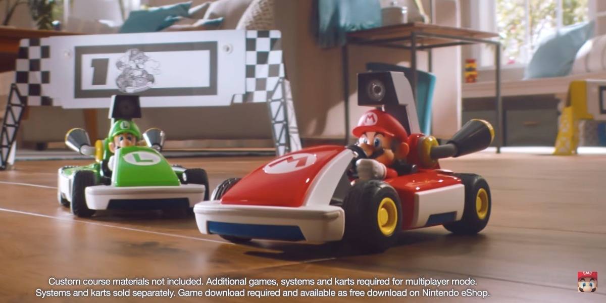 Mario Kart Live: Home Circuit convierte tu casa en pista de carreras con un coche inteligente