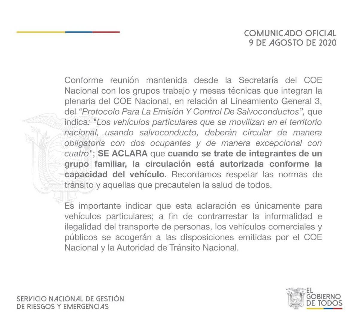 Vehículos que pueden circular
