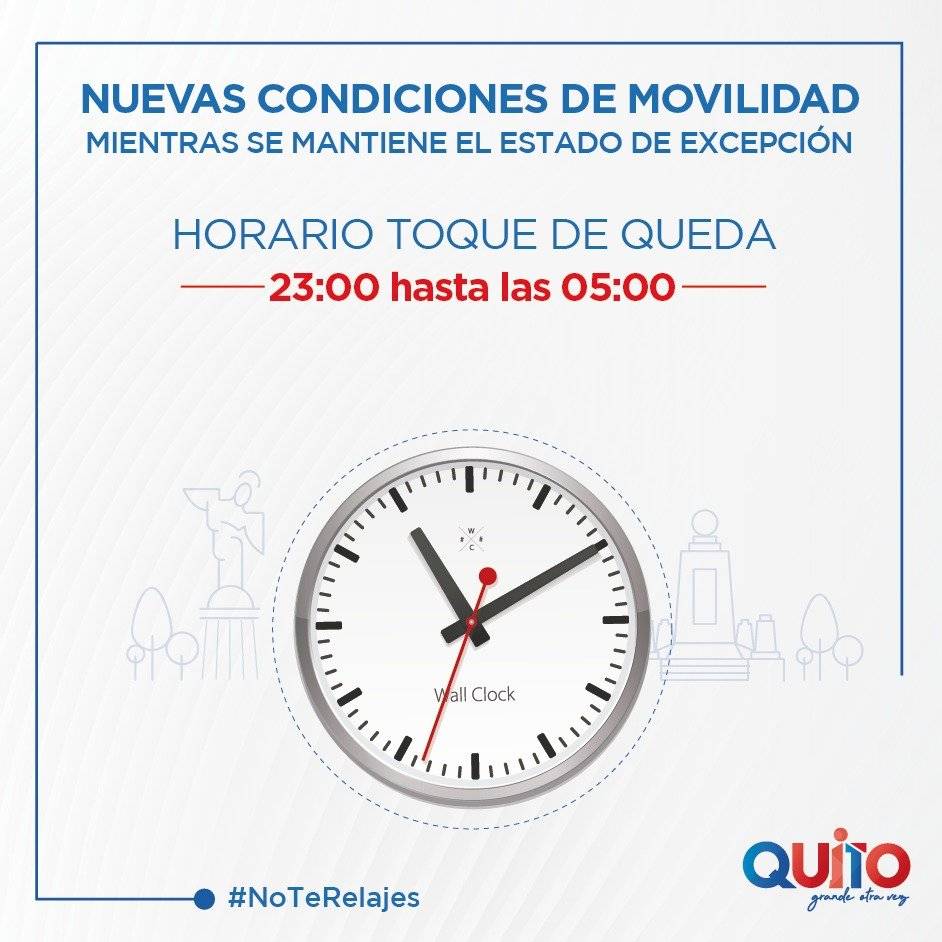 Toque de queda en Quito