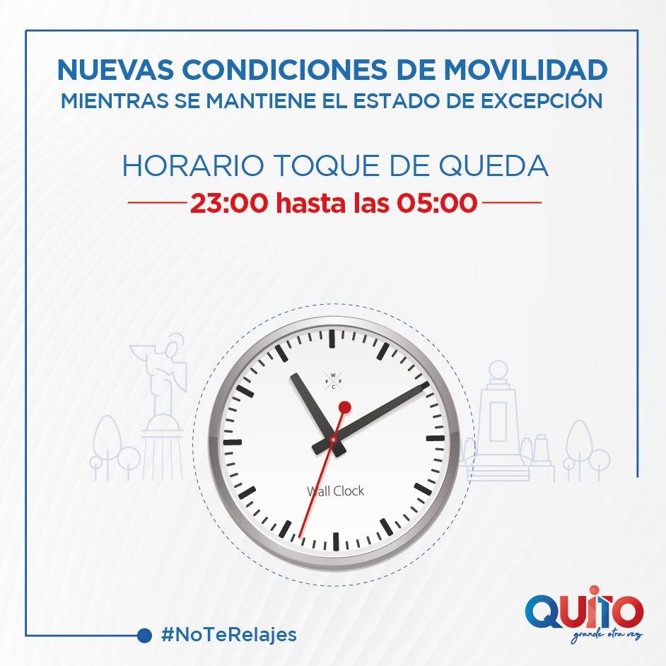 Toque de queda en Quito